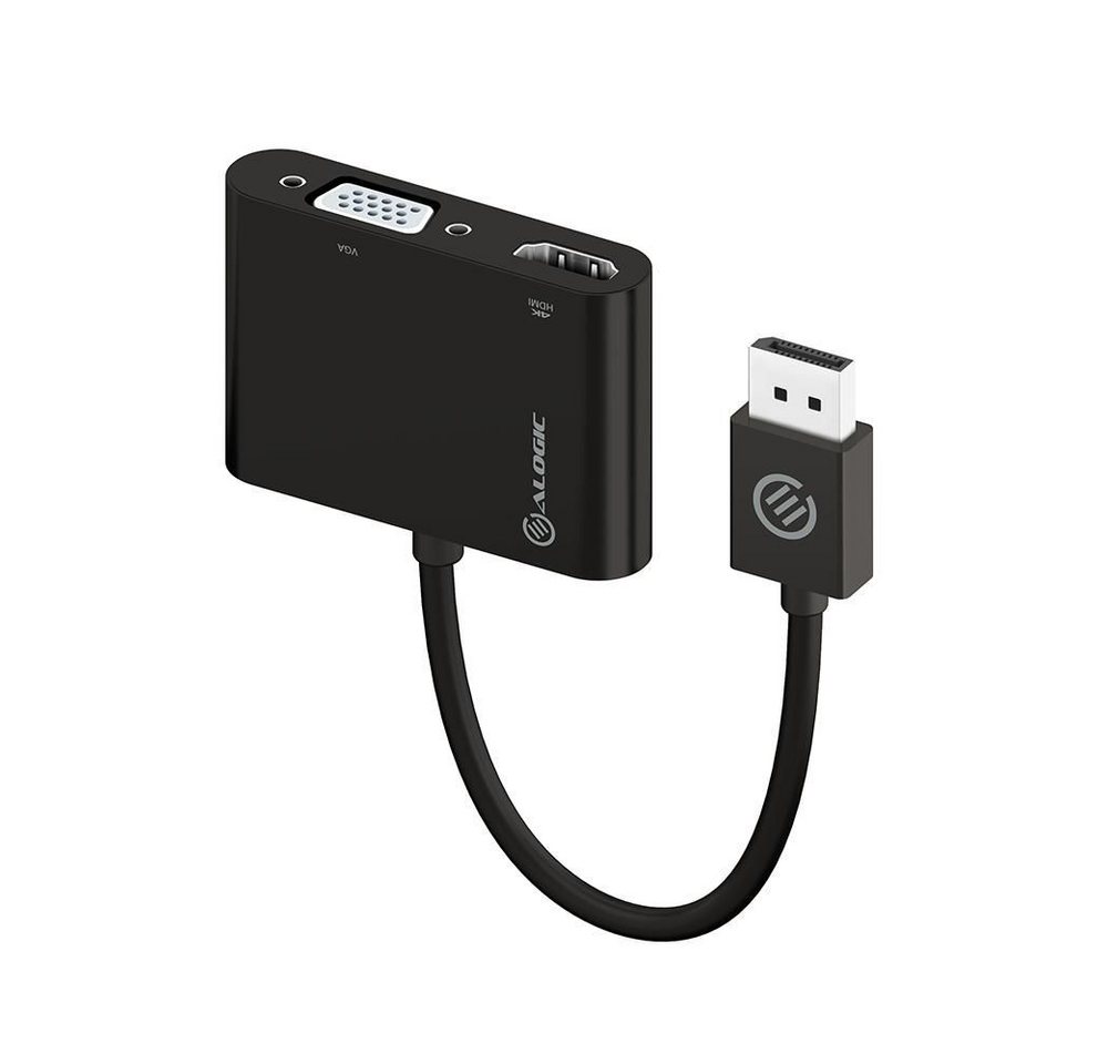 ALOGIC ALOGIC Adapter 2-in-1 DisplayPort to HDMI VGA M/2F schwarz Computer-Kabel von ALOGIC