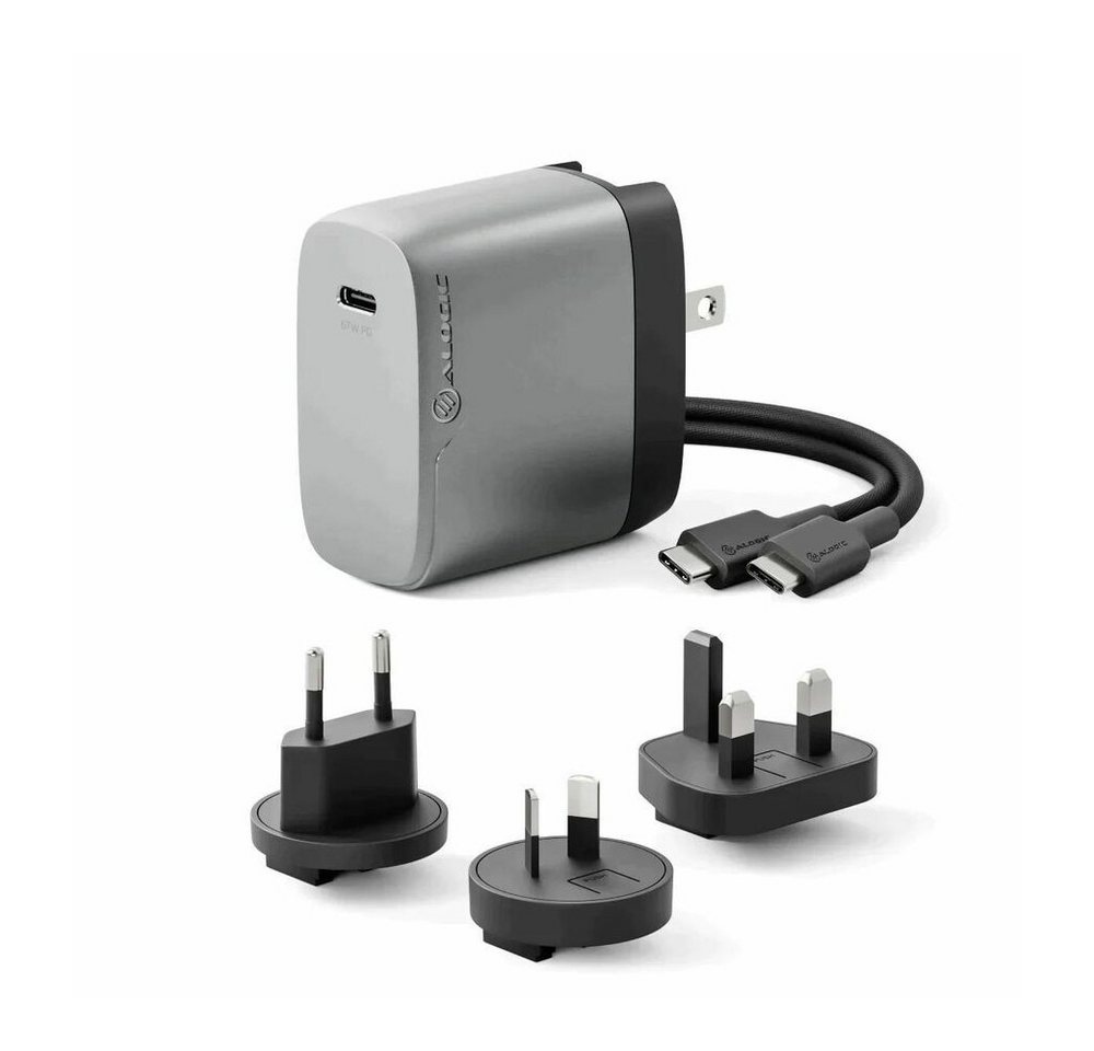 ALOGIC ALOGIC Reiseladegerät USB-C (67W) Ladegerät Handy-Netzteile (Kompakte Reisgröße) von ALOGIC