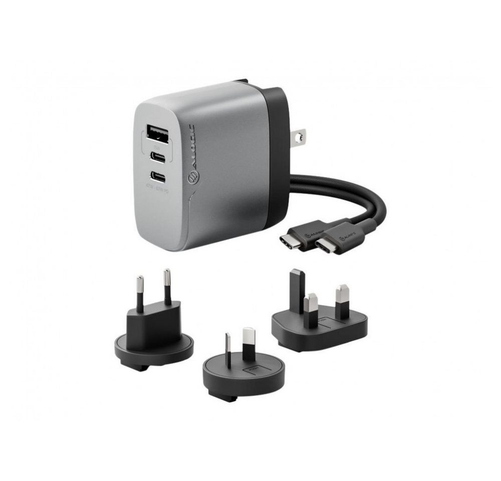 ALOGIC Alogic Reiseladegerät 2x USB-C+USB (67W) Ladestation USB-Ladegerät (USB-C+USB, 67 Watt Reiseladegerät, Kompakt und leicht) von ALOGIC