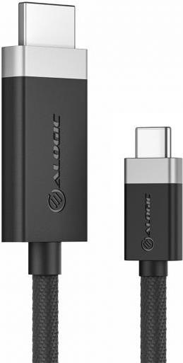 ALOGIC FUCHD2-SGR Videokabel-Adapter 2 m HDMI Typ A (Standard) USB Typ-C Grau (FUCHD2-SGR) von ALOGIC