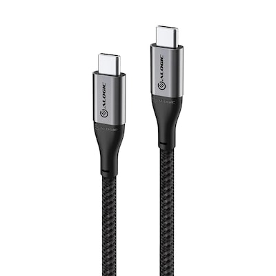 ALOGIC Super Ultra USB 2.0 USB-C-auf-USB-C-Kabel 1,5m grau von ALOGIC