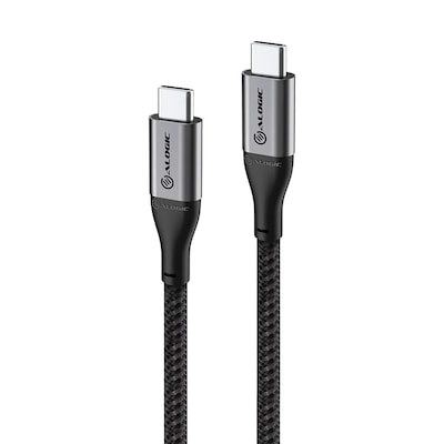 ALOGIC Super Ultra USB 2.0 USB-C-auf-USB-C-Kabel 30cm grau von ALOGIC