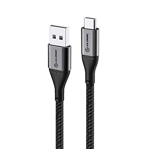 ALOGIC Super Ultra USB 2.0 USB-C-zu-USB-A-Kabel - 3A / 480 Mbit/s - Space Grey - 30 cm ALOGIC Super Ultra USB 2.0 USB-C-zu-USB-A-Kabel - 3A / 480 Mbit/s - Space Grey - 30 cm von ALOGIC