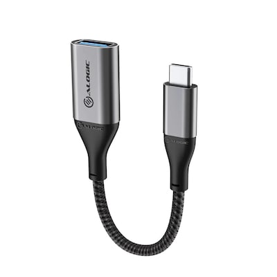 ALOGIC Super Ultra USB 3.1 USB-C auf USB-A Adapter 15cm grau von ALOGIC