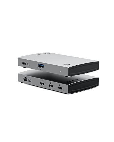 ALOGIC Thunderbolt 4 Blaze USB-C Hub, 3X USB-C, 1x USB-A, 60W PD, 4K @60Hz, 40Gbps Datenübertragung, Premium Aluminium Design, Kompatibel mit Mac, Windows und Chromebook. von ALOGIC