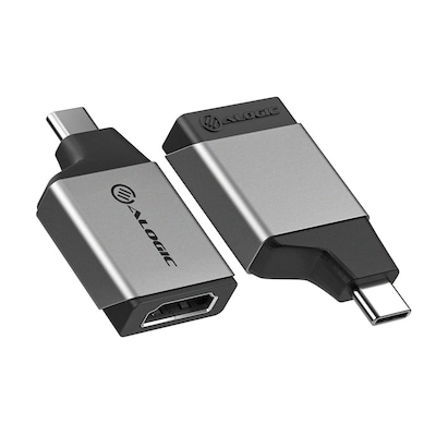 ALOGIC Ultra MINI USB-C (männlich) auf HDMI (weiblich) Adapter grau von ALOGIC