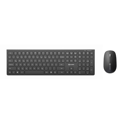 Alogic Echelon Bluetooth Wireless Keyboard (Deutsch) Tastatur + Maus schwarz von ALOGIC