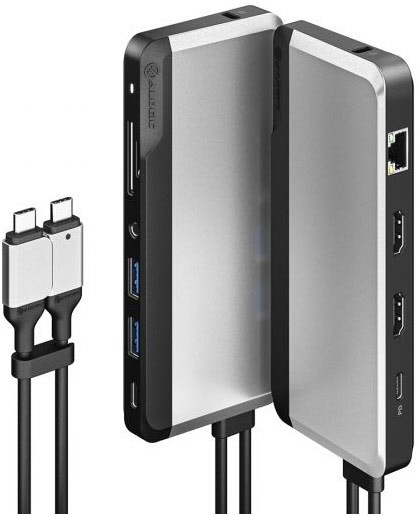 Super Dock USB Type-C 10-in-1 space grey von ALOGIC