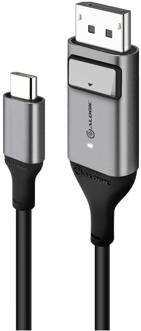 USB-C St. > DisplayPort St. (1m) Kabel space grey von ALOGIC