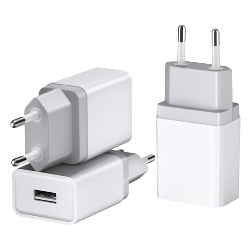 12W USB Stecker 3er-Pack 2,4A/5V USB Ladegerät USB Netzteil USB Plug USB Ladestecker USB Netzstecker USB Aadapter USB Steckdose Kompatibel mit iPhone Galaxy Xiaomi Pixel Huawei USB Charger 12W USB Stecker 3er-Pack 2,4A/5V USB Ladegerät USB Netzteil USB Plug USB Ladestecker USB Netzstecker USB Aadapter USB Steckdose Kompatibel mit iPhone Galaxy Xiaomi Pixel Huawei USB Charger von ALOYANI