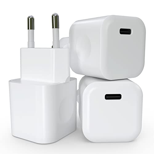 20W USB C Ladegerät 3-Pack USB C Adapter USB C Netzteil USB C Stecker Type C Ladestecker USB C Schnellladegerät Netzstecker Ladeadapter Charger Kompatibel mit iPhone14/13 iPad von ALOYANI