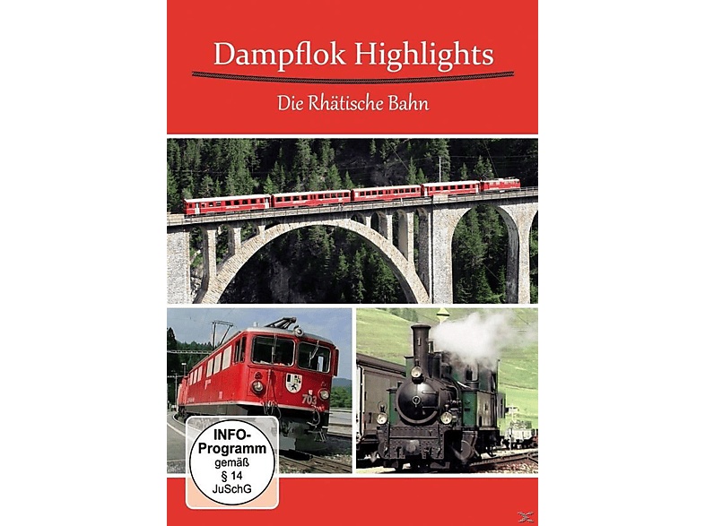 Dampflok Highlights - Die Rhätische Bahn DVD von ALPHA EISE