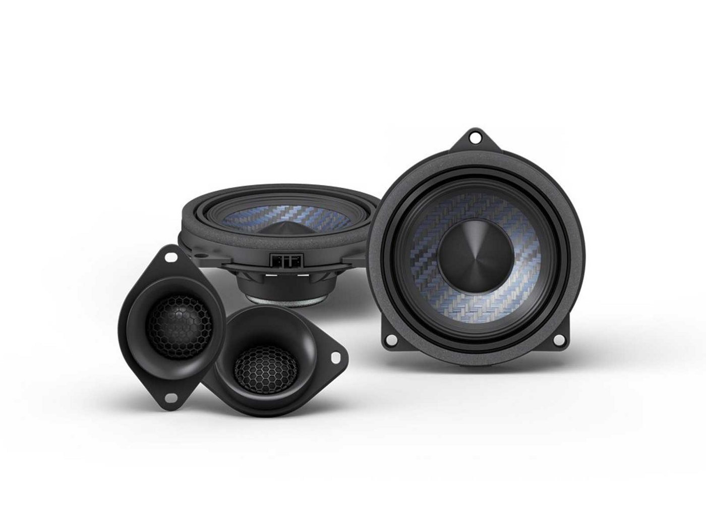 ALPINE DP2-45C-B 12 cm 2-WEGE-KOMPONENTEN-LAUTSPRECHER für BMW 3er und 4er Auto-Lautsprecher (50 W, 12 cm) von ALPINE