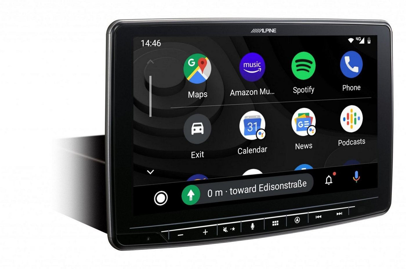 ALPINE INE-F904D Navi 9-Zoll Touchscreen, DAB+, HDMI CarPlayAndroid Auto Autoradio von ALPINE