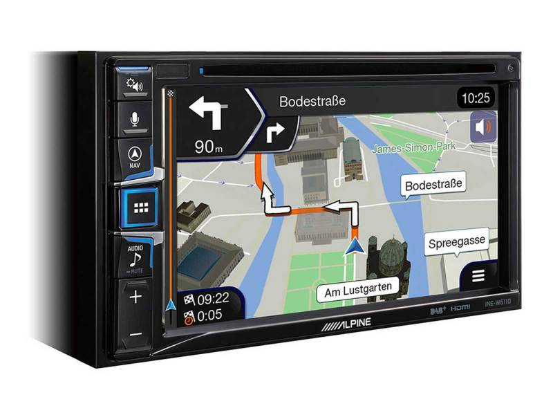 ALPINE INE-W611D 2-DIN 6,5 Zoll Navigationssystem Apple Car Play Android Autoradio von ALPINE