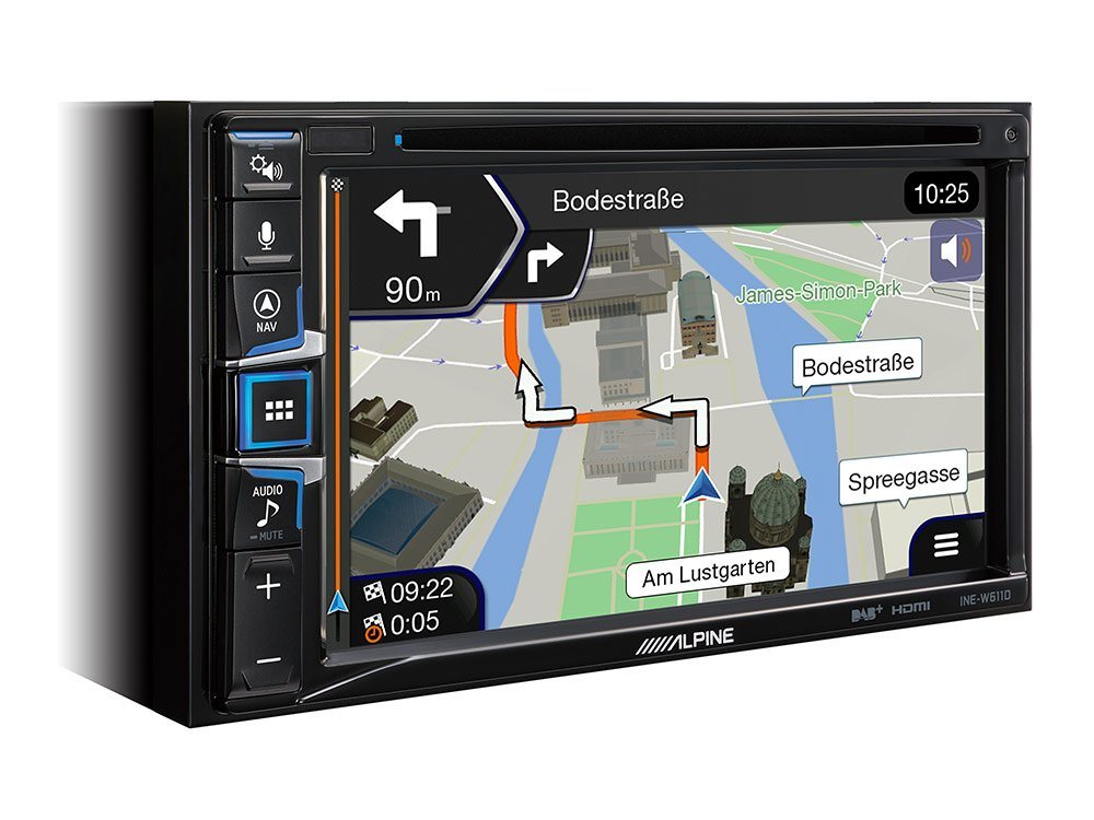 ALPINE INE-W611DC 6,5 Zoll Navi Trucksoftware CarPlay Android Autoradio von ALPINE