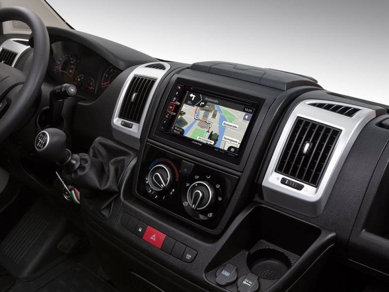 ALPINE INE-W611DU Navi mit 6,5-Zoll Touchscreen Ducato III Jumper II Boxer II Autoradio von ALPINE