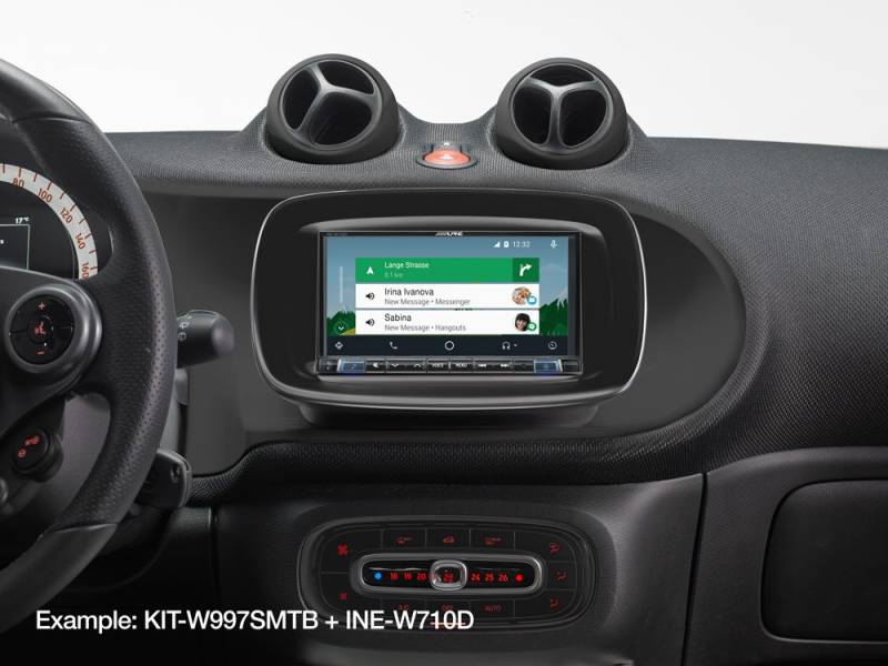 ALPINE KIT-W997SMTB Einbauset Smart Fortwo / Forfour (BR453) Autoradio von ALPINE