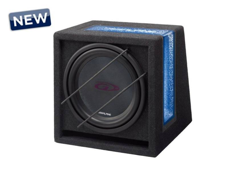 ALPINE SBG-1044BR 25cm Gehäuse-Subwoofer Auto-Subwoofer (150 W) von ALPINE