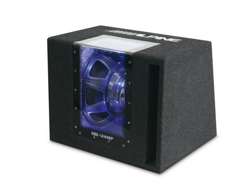 ALPINE SBG-1224BP 30cm Gehäuse-Subwoofer 1x 2 Ohm Auto-Subwoofer (Alpine SBG-1224BP - 30cm Gehäuse-Subwoofer, 1x 2 Ohm) von ALPINE