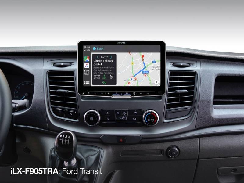 ALPINE iLX-F905TRA DAB+ Wireless Android Ford Transit (ab Modelljahr 2018) Autoradio von ALPINE
