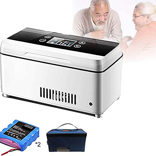 ALSUP Insulin Cool Box, Medicine Fridge, Electric Cooler, Portable Travel Box, Thermostat 2-8 Degrees with Insulin, Interferon, Growth Hormone, Vaccine, Eye Drops for Summer, Travel,1cell ALSUP Insulin Cool Box, Medicine Fridge, Electric Cooler, Portable Travel Box, Thermostat 2-8 Degrees with Insulin, Interferon, Growth Hormone, Vaccine, Eye Drops for Summer, Travel,1cell von ALSUP