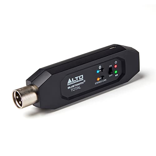 Alto Professional Bluetooth Total 2 - Wiederaufladbarer Bluetooth-Empfänger mit XLR-Verbindung für Mischpulte / Audiomixer-Ausrüstungen und aktive PA Systeme von ALTO PROFESSIONAL