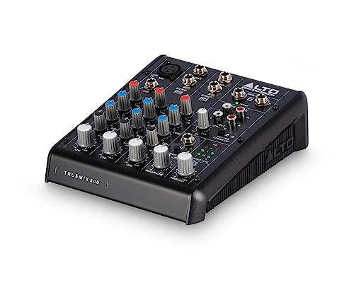 Alto TrueMix 500 Mischpult mit XLR Mic In und USB Audio Interface für Podcasting, Live Performance, Streaming, Recording, DJ - Mac & PC von ALTO PROFESSIONAL