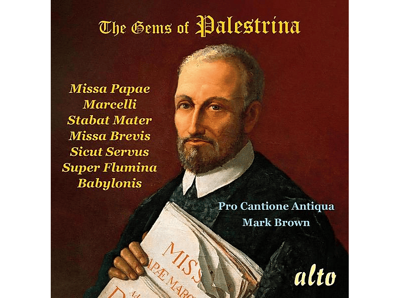 Mark/pro Cantione Antiqua Brown - The Gems of Palestrina (CD) von ALTO