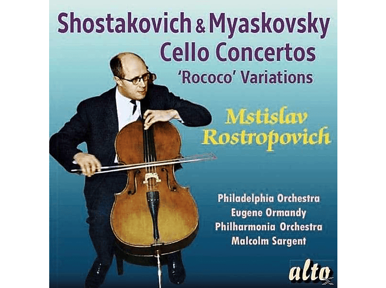Mstislav Rostropovich, The Philadelphia Orchestra, Leningrad Philharmonic, Philharmonia Orchestra - Cello-Konzert 1/Cello-Konzert/Rokoko-Variat. (CD) von ALTO