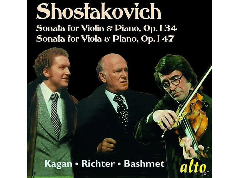 Swjatoslav Richter, Oleg Kagan, Yuri Bashmet - Violinsonate op.134/Bratschensonate op.147 (CD) von ALTO