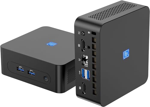 ALTOUMAN Mini PC 12th Intel Alder Lake N95((bis zu 3,40 GHz),Mini Windows 11 Pro Gaming Computer,16GB RAM 512GB M.2 NVMe SSD Desktop PC with Dual-Screen Display HDMI 2.0×2/WiFi 5/BT 4.2/USB 3.0 von ALTOUMAN