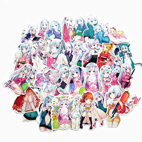 ALTcompluser 37 Stk Anime Eromanga Sensei Stickers Wasserdicht Vinyl Aufkleber für Laptop, Macbook, Gepäck, Skateboard von ALTcompluser