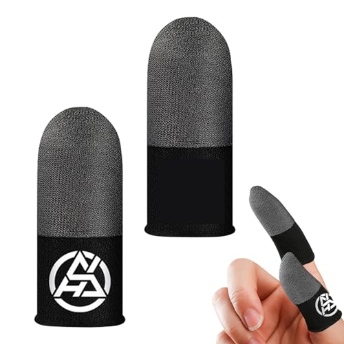 ALWIDA Game Finger Sleeves, 2 Fingertips Sleeve, Game Finger Sleeves, Finger Cots For Mobile Games, Smooth, Finger Guards For Mobile Phone Tablet Devices ALWIDA Game Finger Sleeves, 2 Fingertips Sleeve, Game Finger Sleeves, Finger Cots For Mobile Games, Smooth, Finger Guards For Mobile Phone Tablet Devices von ALWIDA