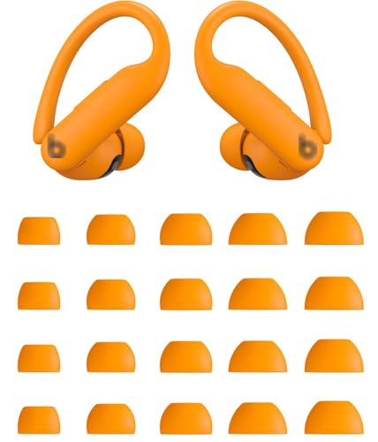 ALXCD Ohrstöpsel kompatibel mit Powerbeats Pro 2 Kopfhörer, XS/S/M/L/XL, 5 Größen, 10 Paar, weiche Silikon-Ohrstöpsel, passend für Powerbeats Pro2 PB Pro 2, 10 Paar, Electric Orange ALXCD Ohrstöpsel kompatibel mit Powerbeats Pro 2 Kopfhörer, XS/S/M/L/XL, 5 Größen, 10 Paar, weiche Silikon-Ohrstöpsel, passend für Powerbeats Pro2 PB Pro 2, 10 Paar, Electric Orange von ALXCD