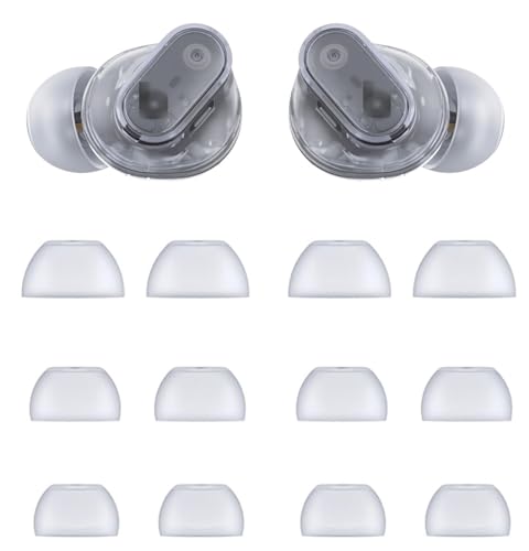 ALXCD Ohrstöpsel kompatibel mit Studio Buds + Ohrhörern, S/M/L, 3 Größen, 6 Paar, weiche Silikon-Ohrstöpsel, Ersatzteile, kompatibel mit Studio Buds + 6 Paar transparent ALXCD Ohrstöpsel kompatibel mit Studio Buds + Ohrhörern, S/M/L, 3 Größen, 6 Paar, weiche Silikon-Ohrstöpsel, Ersatzteile, kompatibel mit Studio Buds + 6 Paar transparent von ALXCD