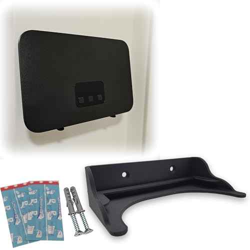 Wandhalterung passend für Telekom Speedport Smart 4 Plus – Router-Halterung inkl. Schrauben & tesa Powerstrips – Sicher befestigt ohne Bohren – Made in Germany – Perfekte Passform & Hohe Qualität Wandhalterung passend für Telekom Speedport Smart 4 Plus – Router-Halterung inkl. Schrauben & tesa Powerstrips – Sicher befestigt ohne Bohren – Made in Germany – Perfekte Passform & Hohe Qualität von ALYXOR