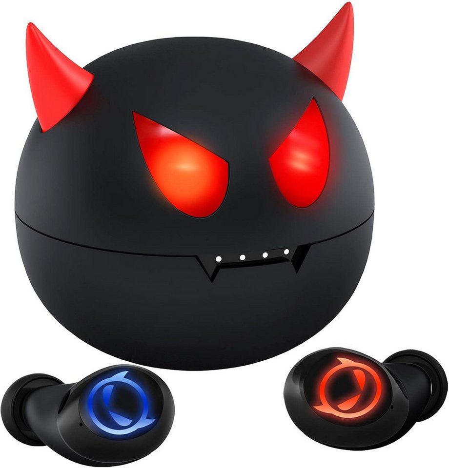 AMAFACE HiFi Stereo mit Dual-Mikrofon-Touch-Steuerung 36Stunden Spielzeit IPX5 In-Ear-Kopfhörer (Automatische Ein-Schritt-Kopplung – Die Ohrhörer schalten sich beim Herausnehmen aus dem Ladeetui automatisch ein und koppeln sich miteinander, sodass Sie direkt Musik genießen können., Bluetooth, Kristallklarer Sound Bluetooth 5.0-Technologie mit Rauschunterdrückung) von AMAFACE
