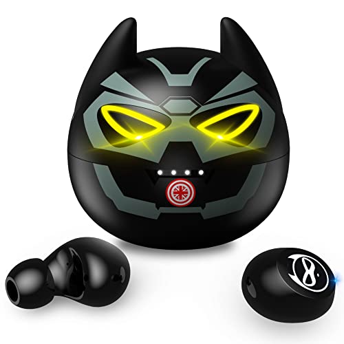 Bluetooth Kopfhörer 5.0 Jungen Kabellos Kopfhörer,36 Std. Spielzeit,IPX5 Wasserdicht,LED Digitalanzeige,Touch Control,USB-C-Ladung Ironman In Ear Ohrhörer für iPhone Android Bluetooth Kopfhörer 5.0 Jungen Kabellos Kopfhörer,36 Std. Spielzeit,IPX5 Wasserdicht,LED Digitalanzeige,Touch Control,USB-C-Ladung Ironman In Ear Ohrhörer für iPhone Android von AMAFACE