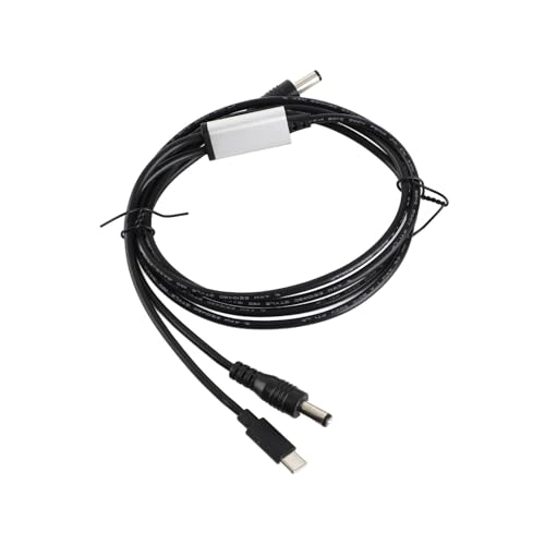 AMAKO USB C bis DC 5,5X2,1 mm Kabel 100W 20V/5A, PD Schnellladekabel für Laptop, Lautsprecher, LED Licht, 1,25 M Gummi Kupfer AMAKO USB C bis DC 5,5X2,1 mm Kabel 100W 20V/5A, PD Schnellladekabel für Laptop, Lautsprecher, LED Licht, 1,25 M Gummi Kupfer von AMAKO