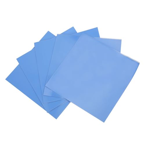 AMAKO Wärmeleitfähigkeitspad Silikon:5 Stück Hohe Leitfähigkeit Geringer Widerstand,Für Grafikkarten LED Industrie Haushaltsgeräte,Blau 100x100x05mm AMAKO Wärmeleitfähigkeitspad Silikon:5 Stück Hohe Leitfähigkeit Geringer Widerstand,Für Grafikkarten LED Industrie Haushaltsgeräte,Blau 100x100x05mm von AMAKO