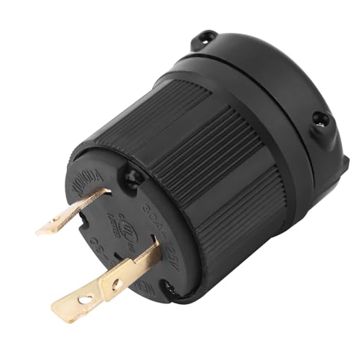 NEMA L5 30 Stecker Twist Lock Elektro Stecker:3 Draht 30A 125V Generator Anschluss Robustes Gehäuse Schnelle Installation Europa Amerika NEMA L5 30 Stecker Twist Lock Elektro Stecker:3 Draht 30A 125V Generator Anschluss Robustes Gehäuse Schnelle Installation Europa Amerika von AMAKO