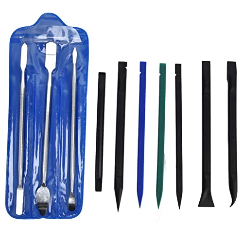 Spudger Pry Tool Kit für die Reparatur von Mobiltelefonen, 10 Propcs Elektronik Entfernungsleiste für Laptop und Computer, Tragbare Pry Tools von AMAKO