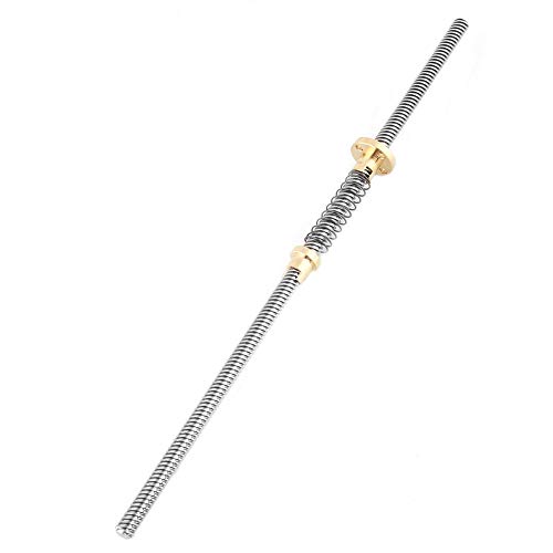 T8 Gewindespindel Stange für 3D Drucker, 300mm Länge, 304 Edelstahl, mit Anti Backlash Federladenmutter, Gewindestange und Mutter Im Set T8 Gewindespindel Stange für 3D Drucker, 300mm Länge, 304 Edelstahl, mit Anti Backlash Federladenmutter, Gewindestange und Mutter Im Set von AMAKO