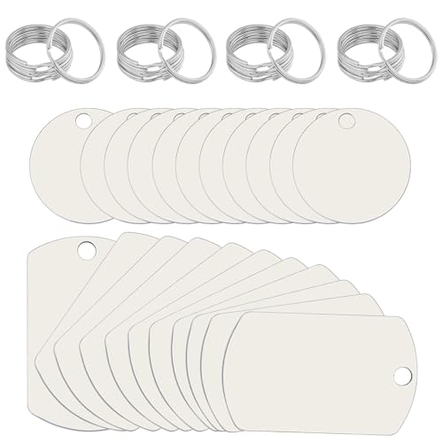 Edelstahl Anhänger Blanko 22 Stück Rohlinge Dog Tags Stanzen Rohlinge Hundemarken Schlüsselanhänger Beschriftbar Leere Anhänger Tags Rund Schlüsselanhänger DIY Making Kit Edelstahl Anhänger Blanko 22 Stück Rohlinge Dog Tags Stanzen Rohlinge Hundemarken Schlüsselanhänger Beschriftbar Leere Anhänger Tags Rund Schlüsselanhänger DIY Making Kit von AMANDELIZABE