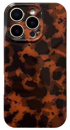 AMART Handyhülle für iPhone 14 Pro,Amber Brown Leopard Muster Hülle Tier Motive Aesthetic Frauen Mädchen Stoßfeste Schutzhülle für iPhone 14 Pro AMART Handyhülle für iPhone 14 Pro,Amber Brown Leopard Muster Hülle Tier Motive Aesthetic Frauen Mädchen Stoßfeste Schutzhülle für iPhone 14 Pro von AMART