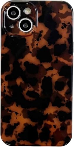 AMART Handyhülle für iPhone 15,Amber Brown Leopard Muster Hülle Tier Motive Aesthetic Frauen Mädchen Stoßfeste Schutzhülle für iPhone 15 AMART Handyhülle für iPhone 15,Amber Brown Leopard Muster Hülle Tier Motive Aesthetic Frauen Mädchen Stoßfeste Schutzhülle für iPhone 15 von AMART