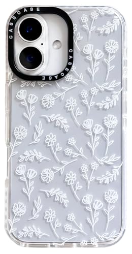 AMART für iPhone 16 Plus Hülle Blumen,Durchsichtig mit Süß Weiß Blumen Muster HandyHülle für Frauen Mädchen Weiche Silikon Stoßfest Schutzhülle mit Motiv für iPhone 16 Plus AMART für iPhone 16 Plus Hülle Blumen,Durchsichtig mit Süß Weiß Blumen Muster HandyHülle für Frauen Mädchen Weiche Silikon Stoßfest Schutzhülle mit Motiv für iPhone 16 Plus von AMART