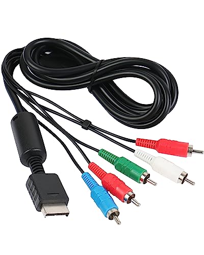 AMATHINGS Komponentenkabel – Beamer Kabel YUV – YPBPR Kabel für Playstation 2 und Playstation 3 – Playstation Zubehör für PS2 und PS3 – Component Kabel Playstation von AMATHINGS