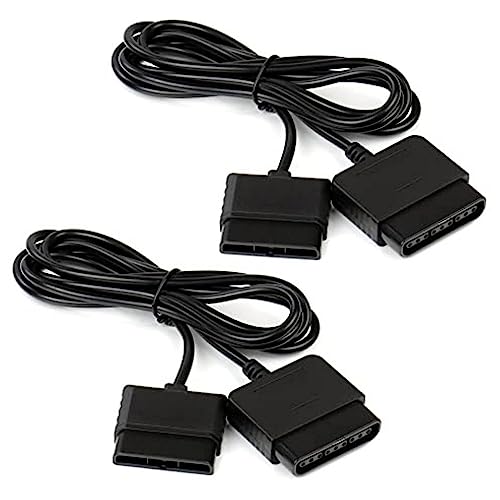 AMATHINGS Verlängerungskabel Doppelpack (1,80 m) – Playstation Kabel passend für Sony Playstation 1,2 und 3 – Verlaengerungskabel PS1, PS2 und PS3 – Playstation Zubehör von AMATHINGS